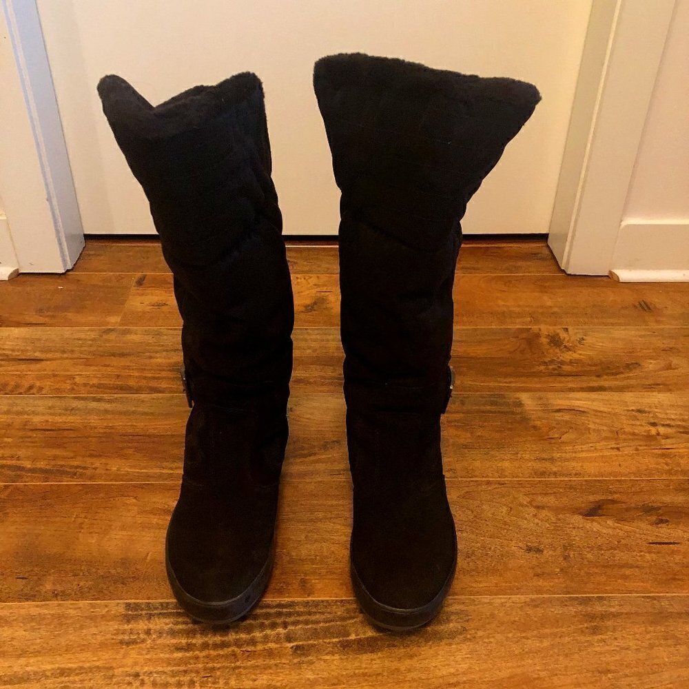 pajar Natasha Faux-Fur Waterproof Winte Black Boot - Picture 6 of 16